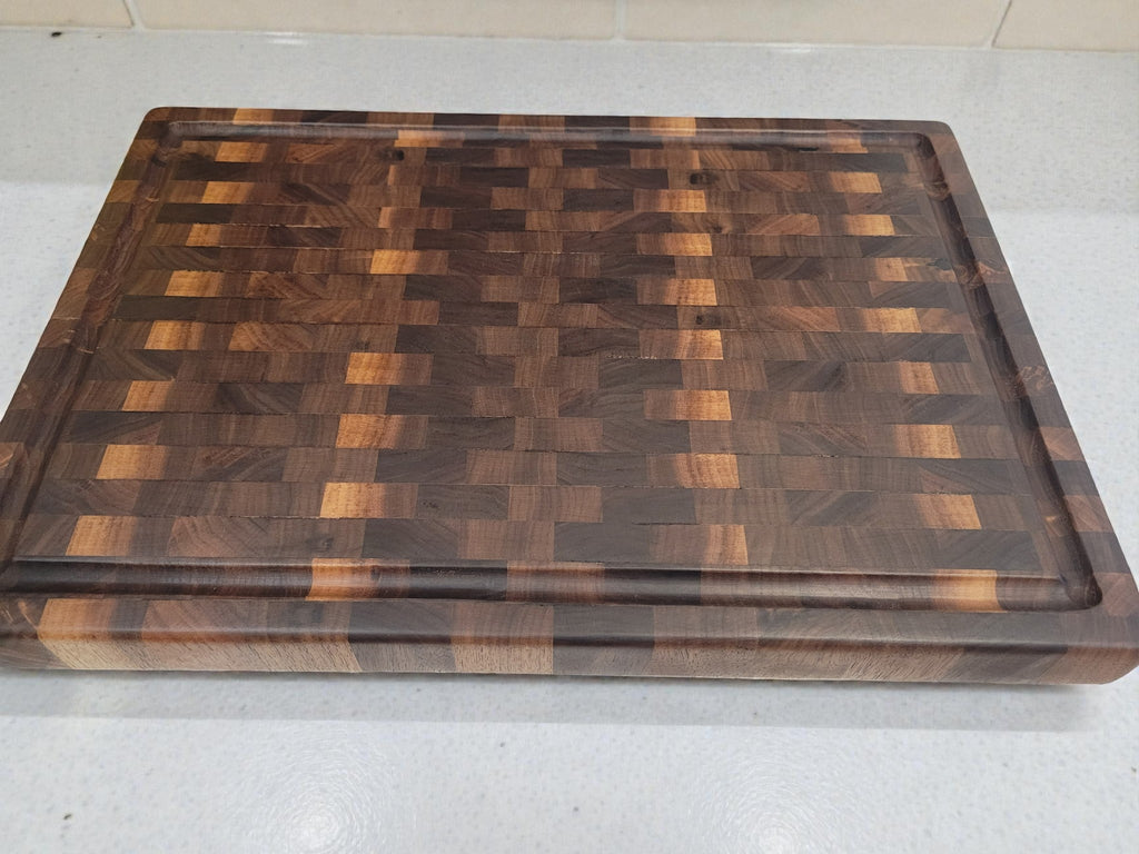 End Grain Walnut Cutting Board