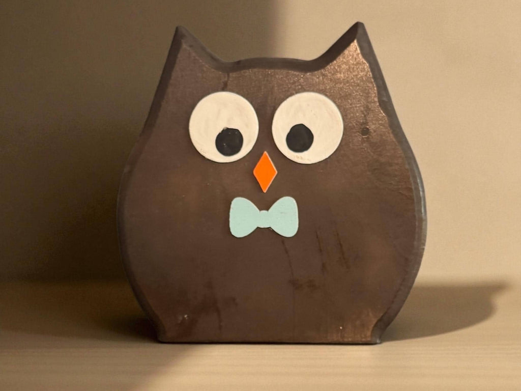 Family Owls Fall Thanksgiving Halloween Fall Tabletop Seasonal Decor
