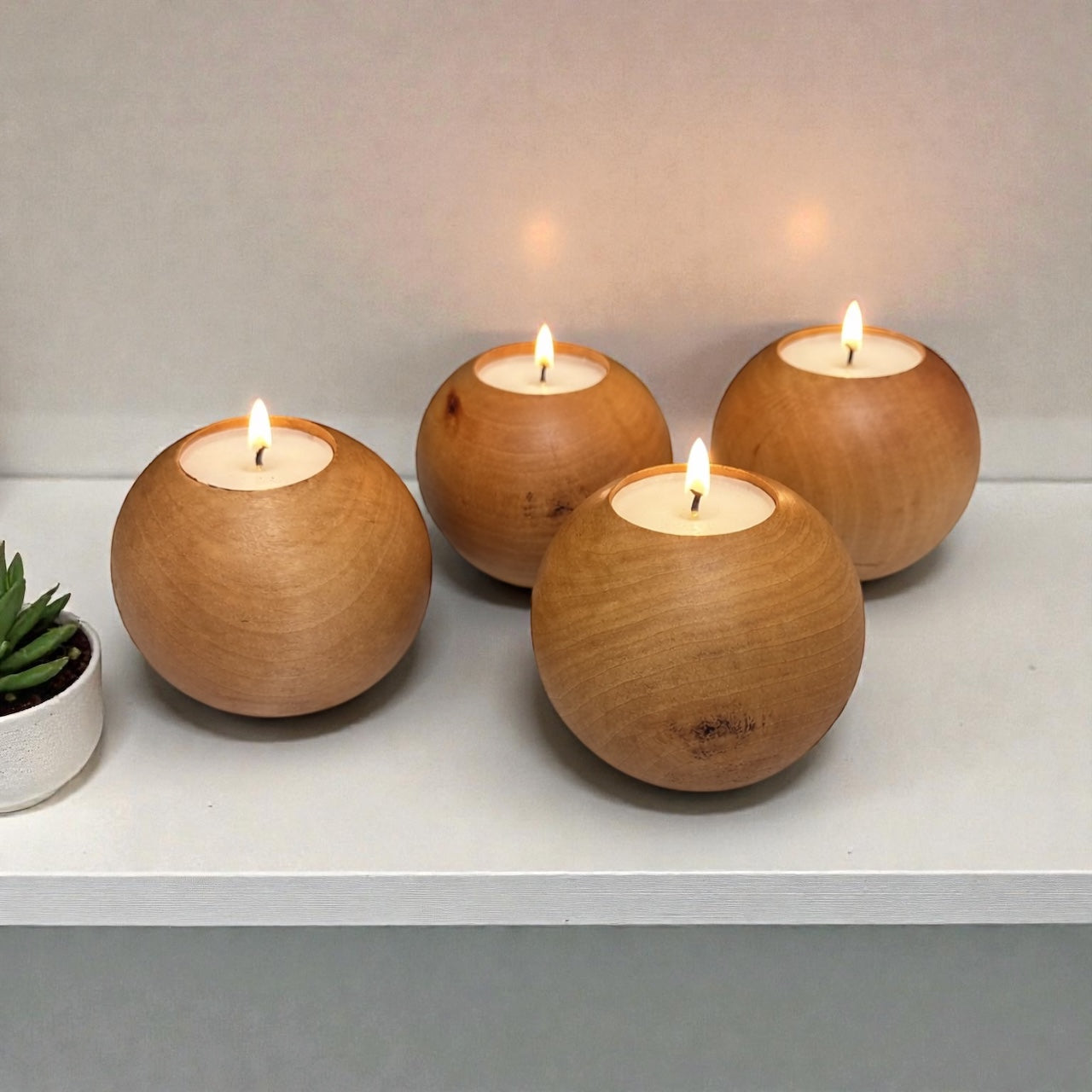 Sphere Ball Tea Light Candle Holder