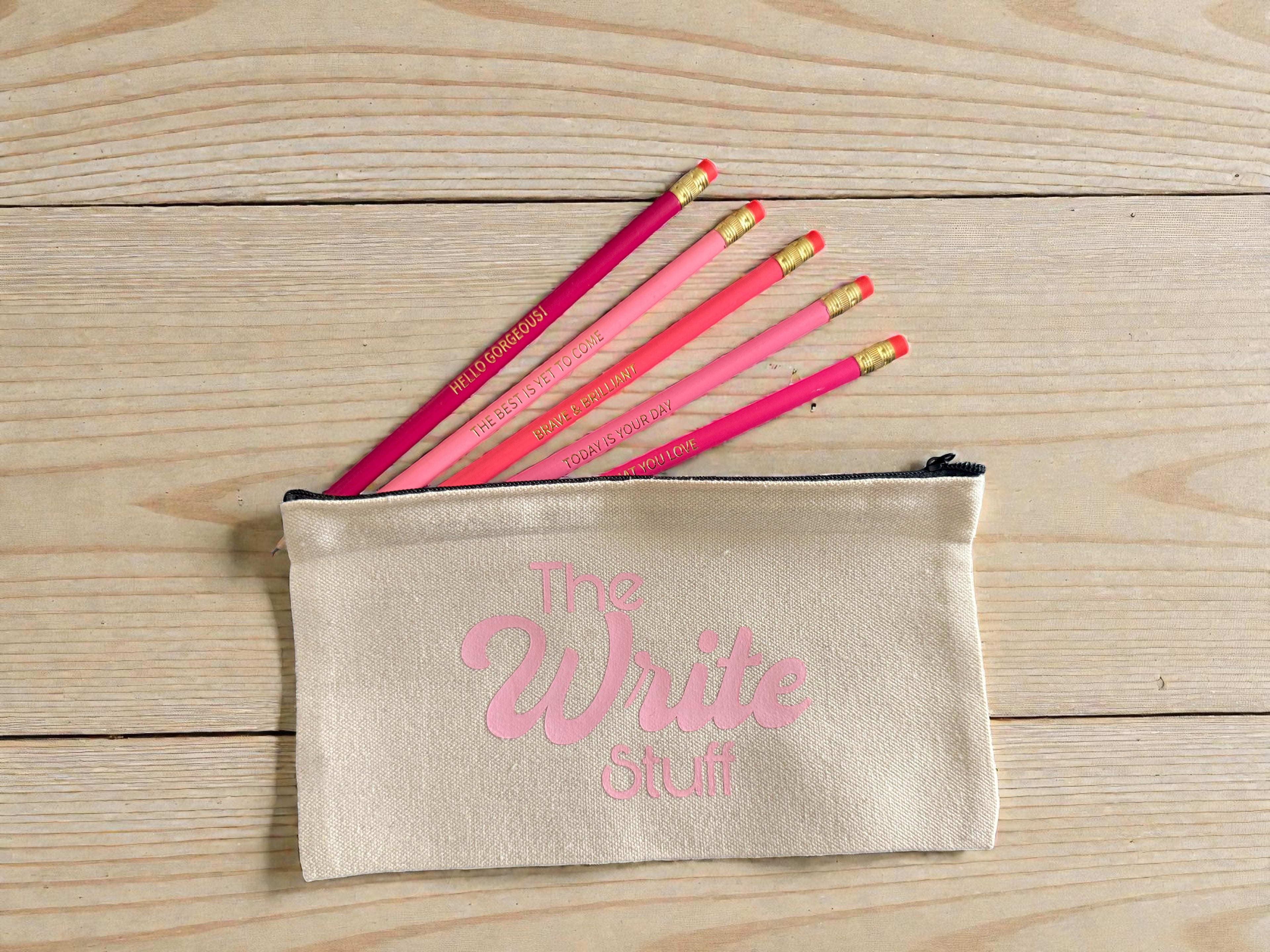 "The Write Stuff" Pencil Bag