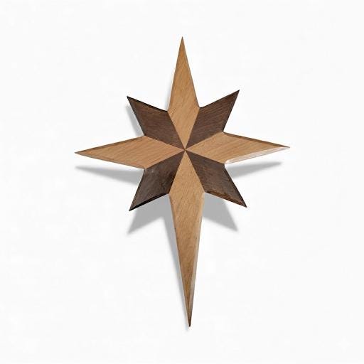Christmas Bethlehem Star Ornament Tree Topping Gift